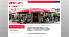 Desktop Screenshot of fleischerei-oetzbach.de