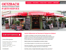 Tablet Screenshot of fleischerei-oetzbach.de